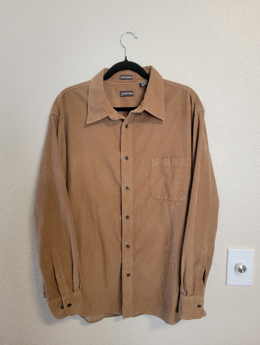 St. John's Bay Corduroy Button Down Men's